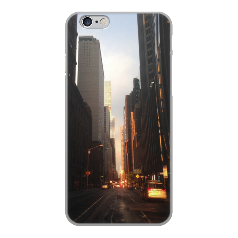 Чехол для iPhone 6, объёмная печать Printio New york after rain