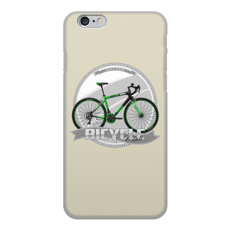 Чехол для iPhone 6, объёмная печать Printio Участник велосипедного соревнования.