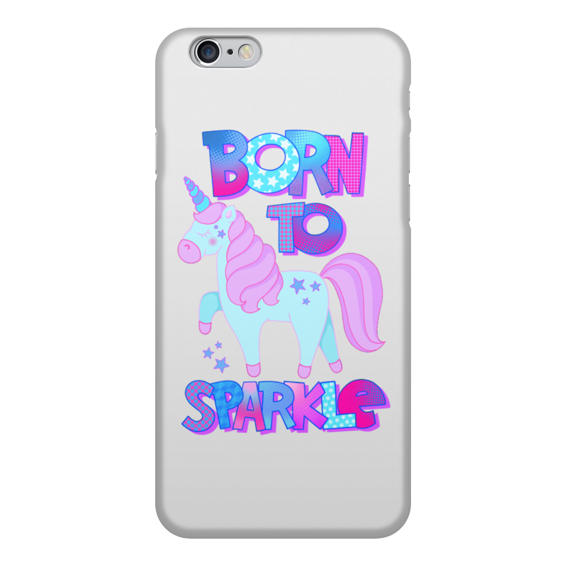 Чехол для iPhone 6, объёмная печать Printio Born to sparkle