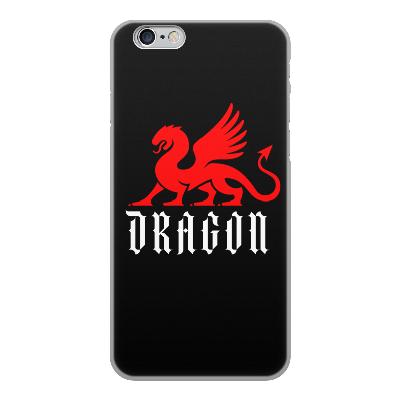 Чехол для iPhone 6, объёмная печать Printio Красный дракон