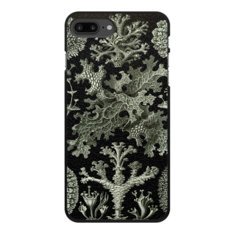 Чехол для iPhone 7 Plus, объёмная печать Printio Лишайники (lichenes, ernst haeckel)