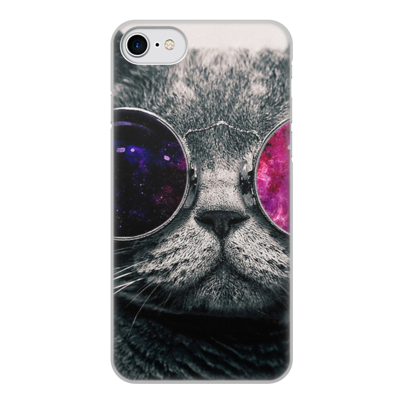 Чехол для iPhone 8, объёмная печать Printio Кот кошка