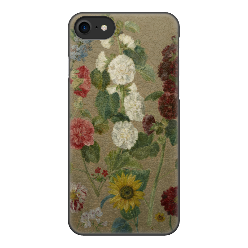 Чехол для iPhone 8, объёмная печать Printio Цветы (эжен делакруа)