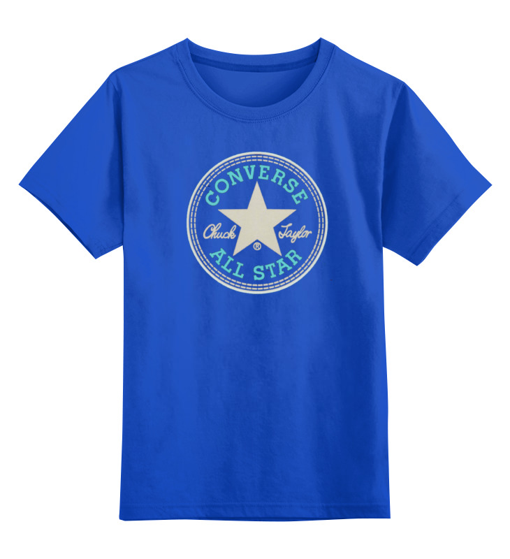 Детская футболка классическая унисекс Printio Converse all star