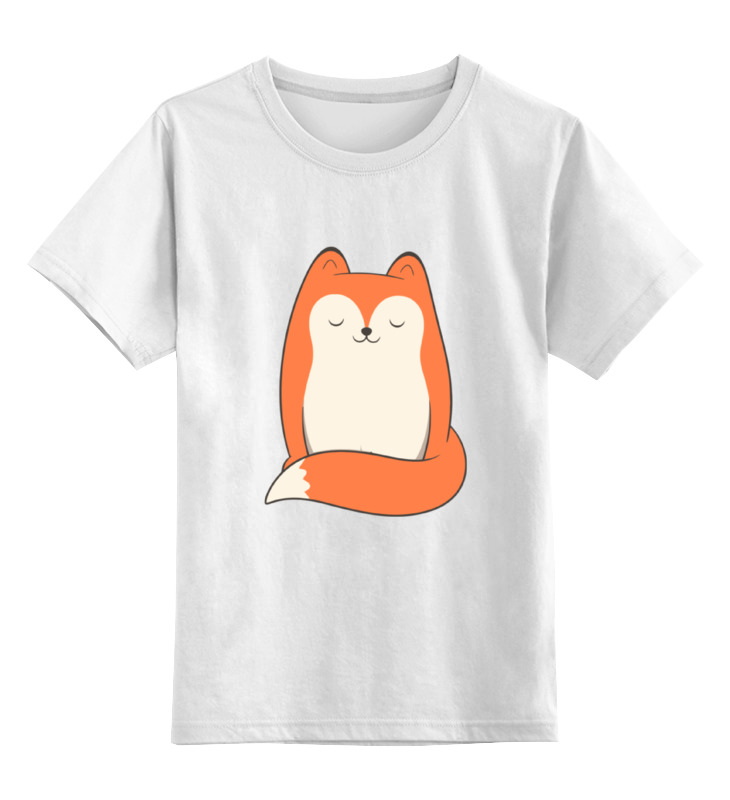 Детская футболка классическая унисекс Printio Лисичка (fox)