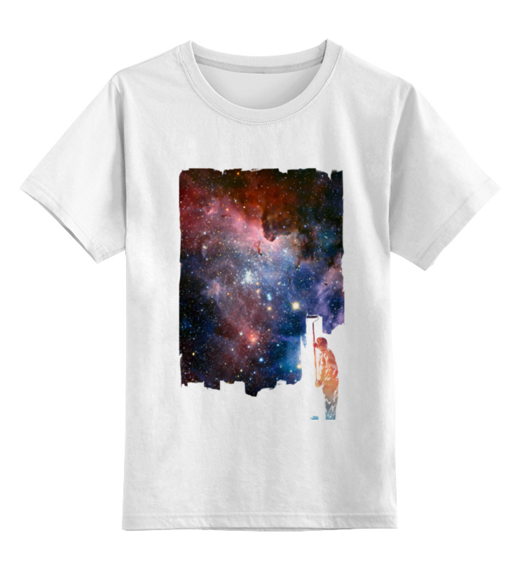 Детская футболка классическая унисекс Printio Космос