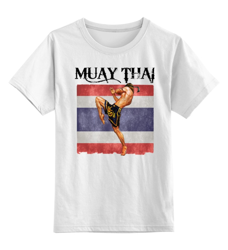 Детская футболка классическая унисекс Printio Muay thai муай тай тайский бокс