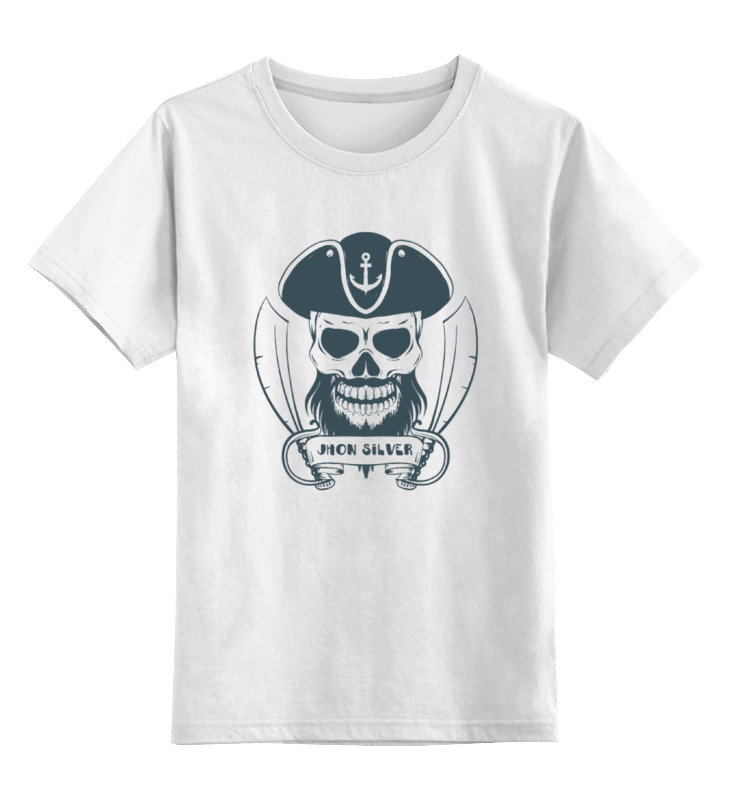 Детская футболка классическая унисекс Printio Пиратская