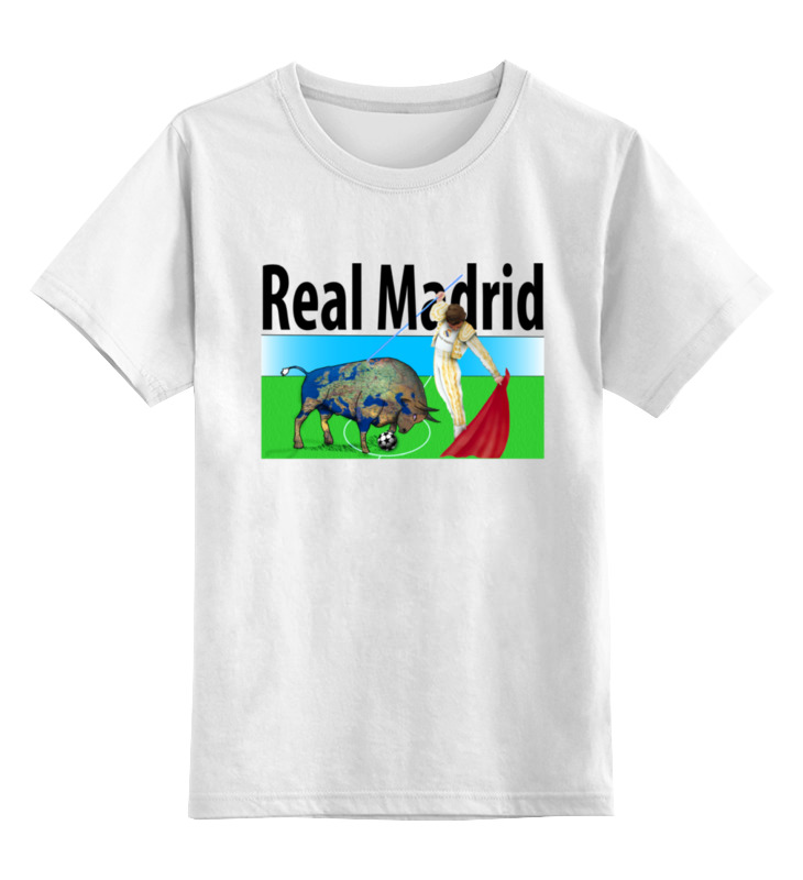 Детская футболка классическая унисекс Printio Real madrid