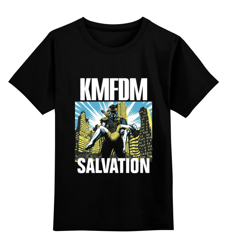 Детская футболка классическая унисекс Printio Kmfdm salvation