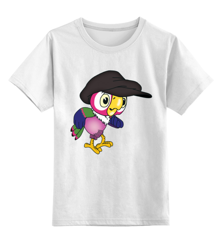 Детская футболка классическая унисекс Printio Попугай кеша