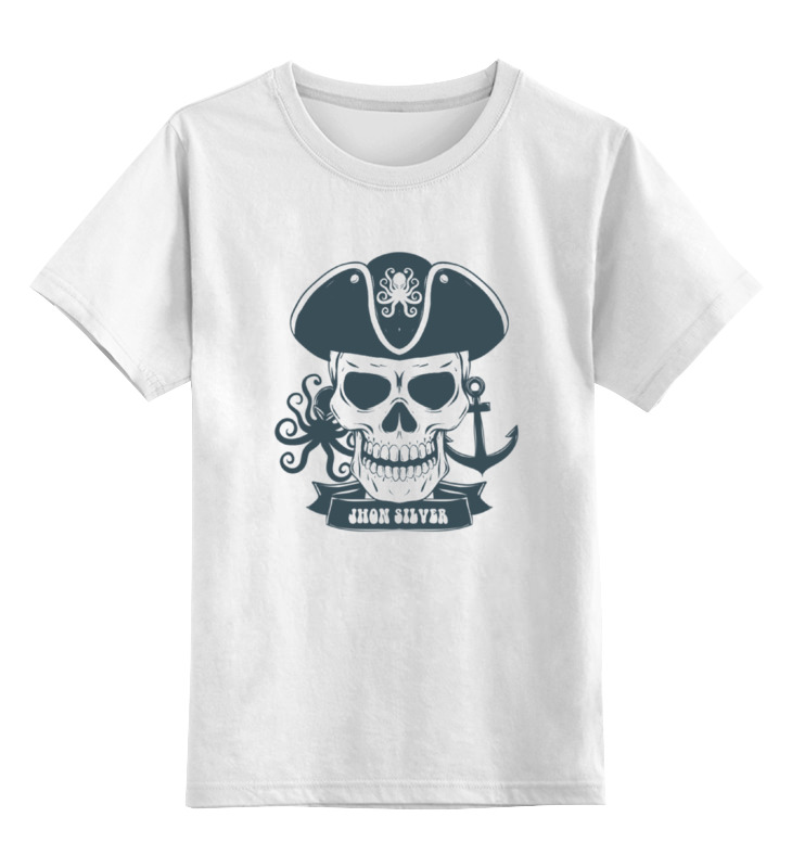 Детская футболка классическая унисекс Printio Пиратская
