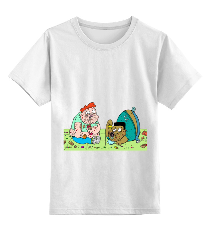 Детская футболка классическая унисекс Printio Мерзкие дети
