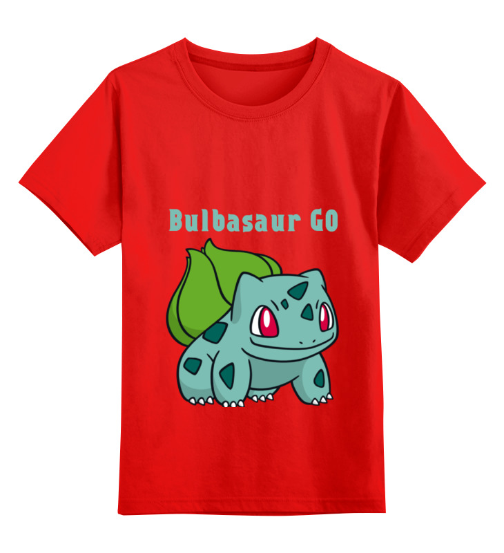 Детская футболка классическая унисекс Printio Pokemon bulbasaur