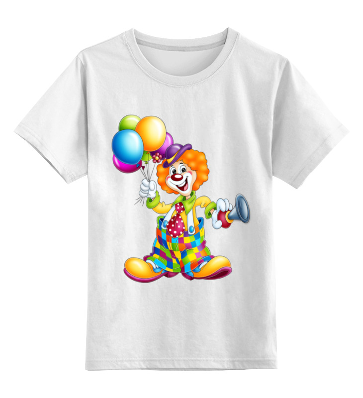 Детская футболка классическая унисекс Printio Клоун