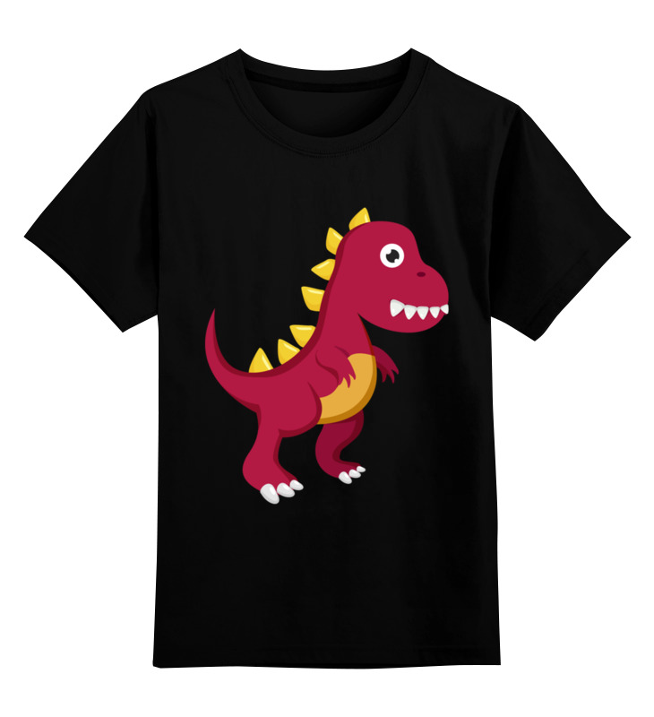 Детская футболка классическая унисекс Printio Динозаврик