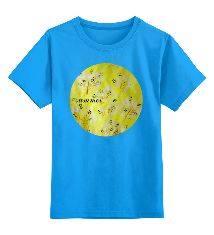 Детская футболка классическая унисекс Printio Солнечное лето