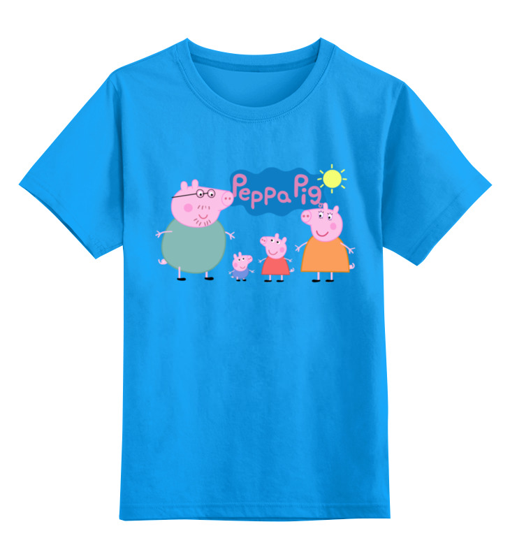 Детская футболка классическая унисекс Printio Свинка пеппа