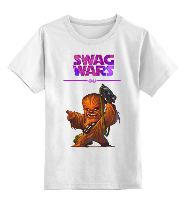 Детская футболка классическая унисекс Printio Swag wars - star wars