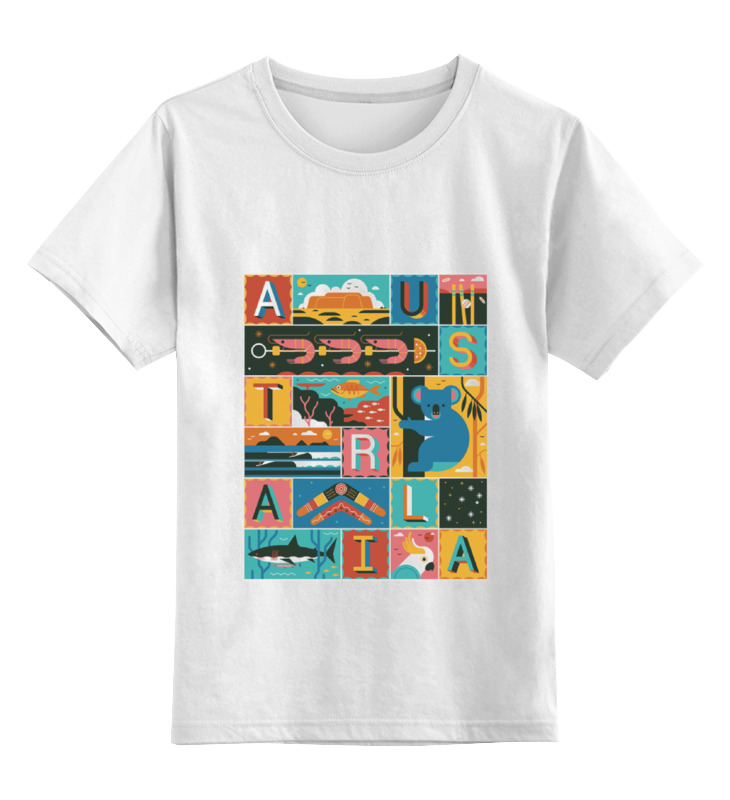 Детская футболка классическая унисекс Printio Австралия