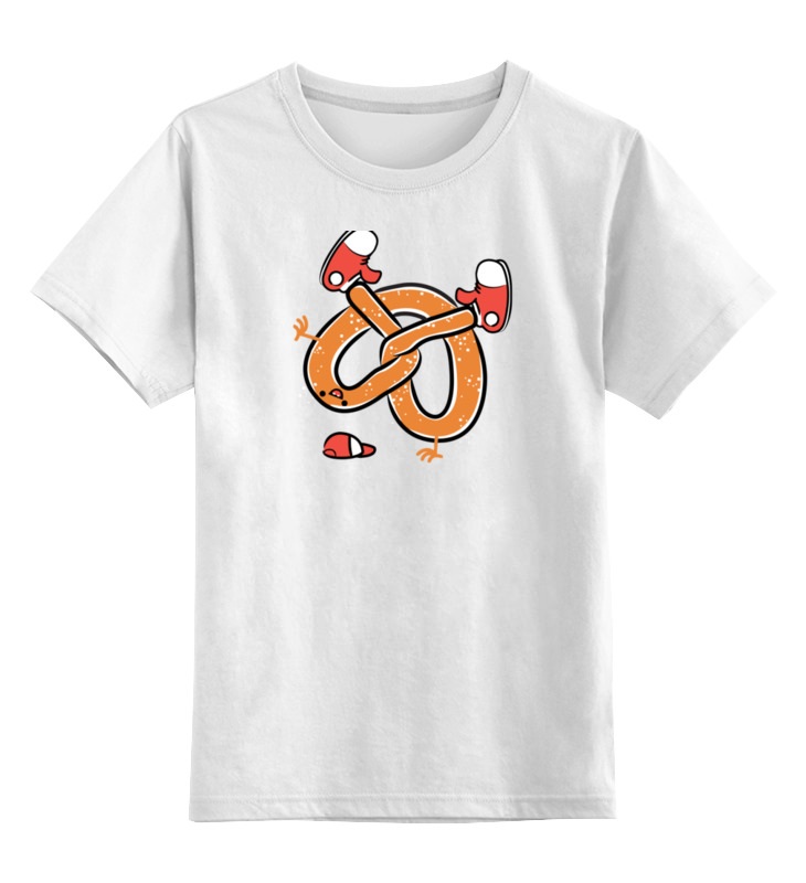 Детская футболка классическая унисекс Printio Крендель (брейк данс)
