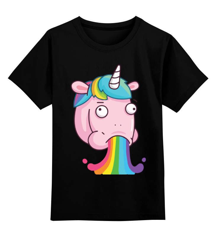 Детская футболка классическая унисекс Printio Unicorn's rainbow / радуга единорога