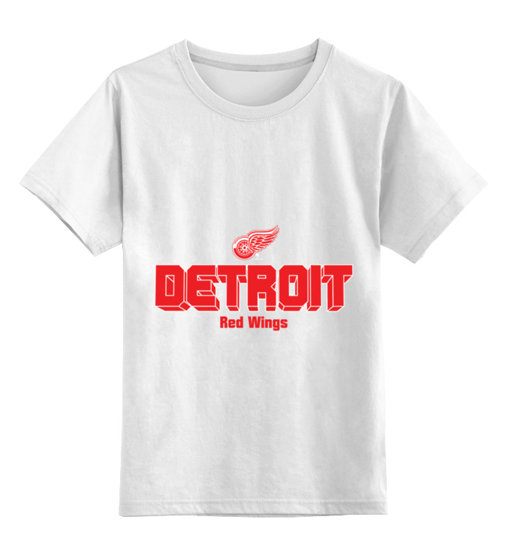 Детская футболка классическая унисекс Printio Detroit red wings