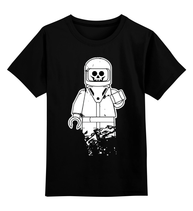 Детская футболка классическая унисекс Printio Лего космонавт