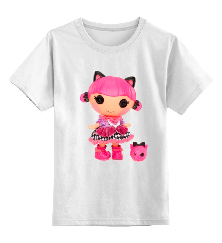 Детская футболка классическая унисекс Printio Кошка кити.игрушка. мульт. kitty.