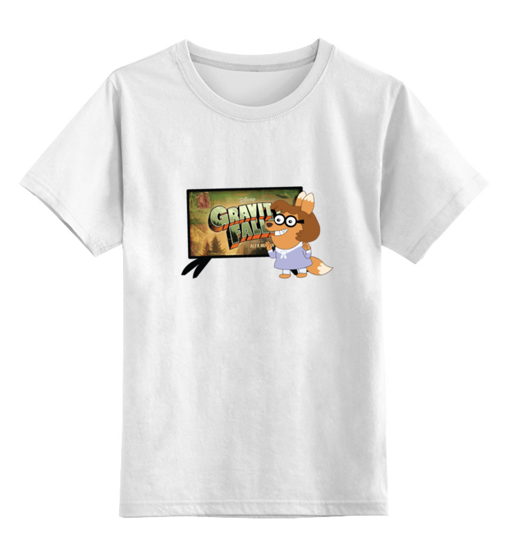 Детская футболка классическая унисекс Printio Gravity falls fox