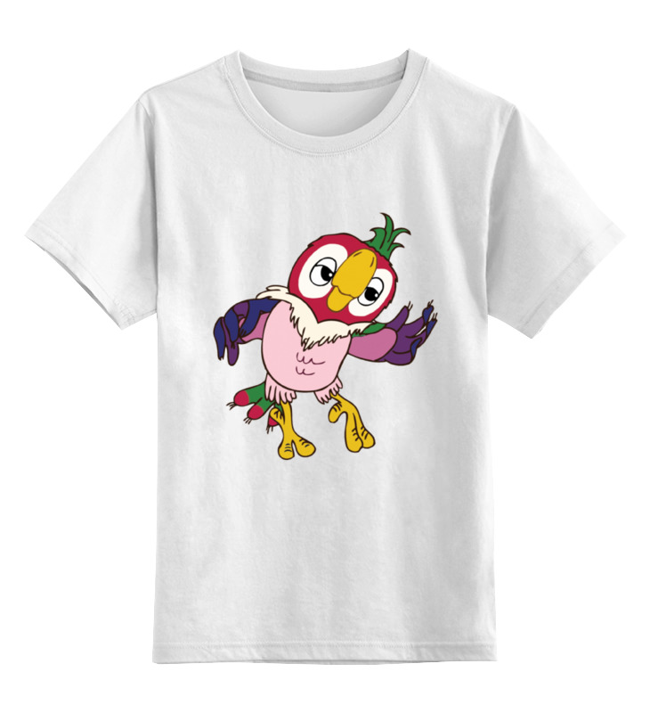 Детская футболка классическая унисекс Printio Попугай кеша 2
