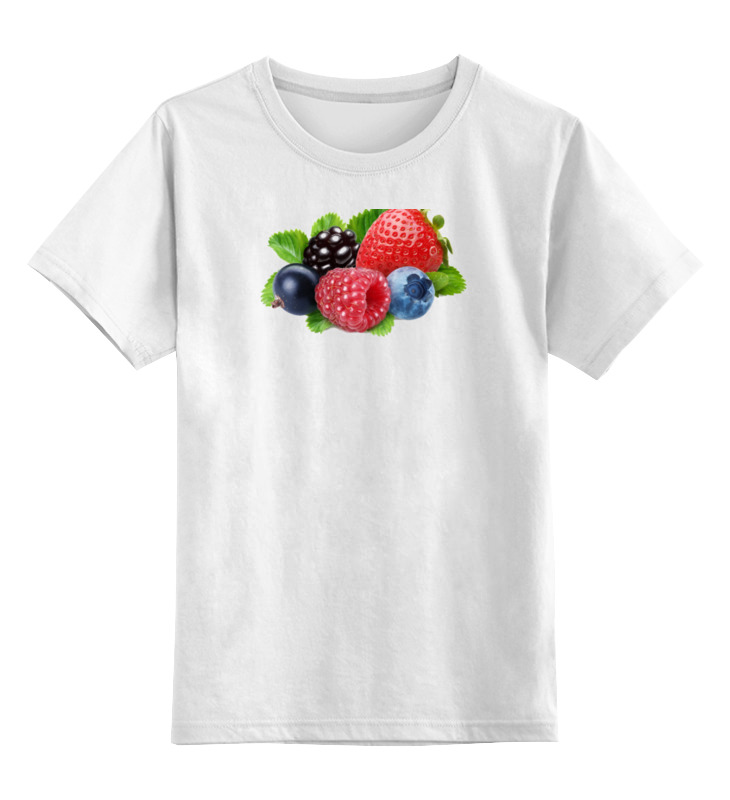 Детская футболка классическая унисекс Printio Berries