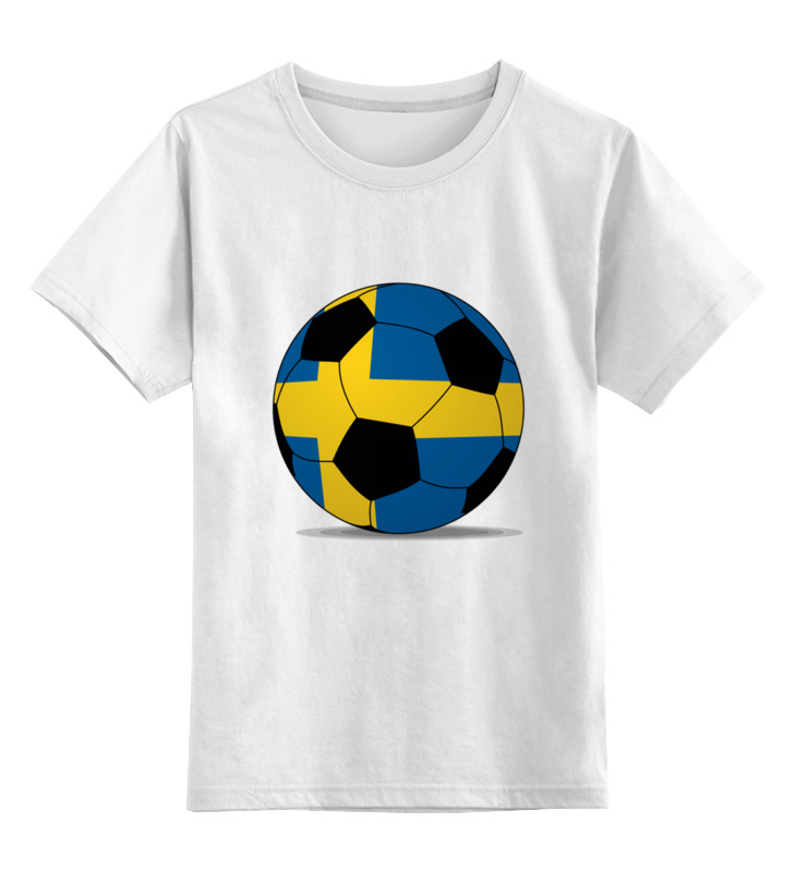 Детская футболка классическая унисекс Printio Футбол швеция