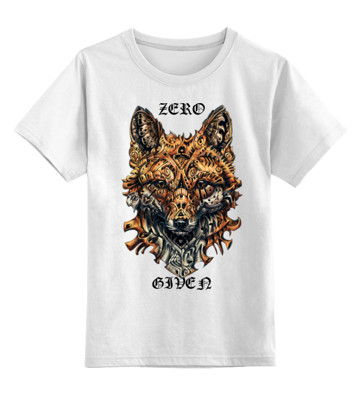 Детская футболка классическая унисекс Printio Zero fox given