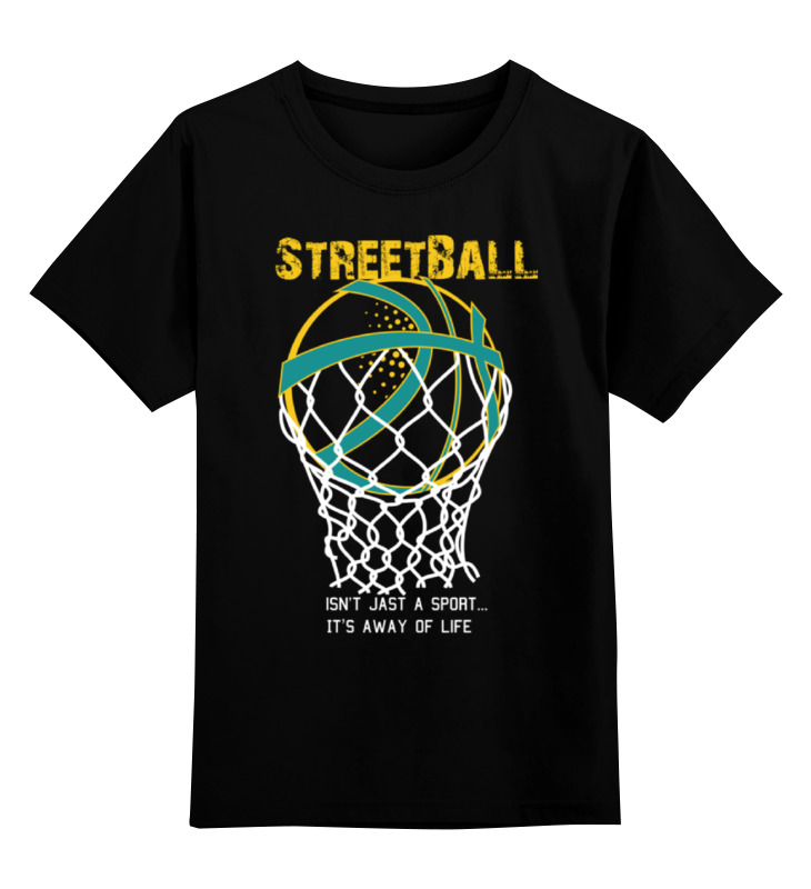 Детская футболка классическая унисекс Printio Streetball