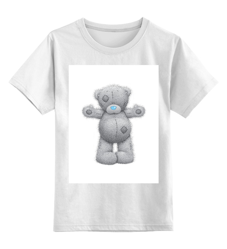 Детская футболка классическая унисекс Printio Мишка тедди