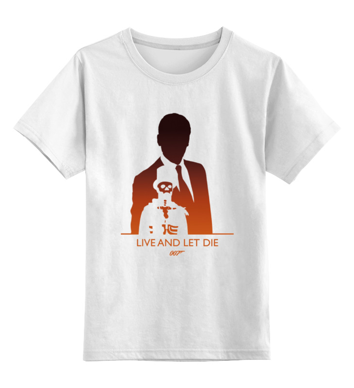 Детская футболка классическая унисекс Printio 007: живи и дай умереть