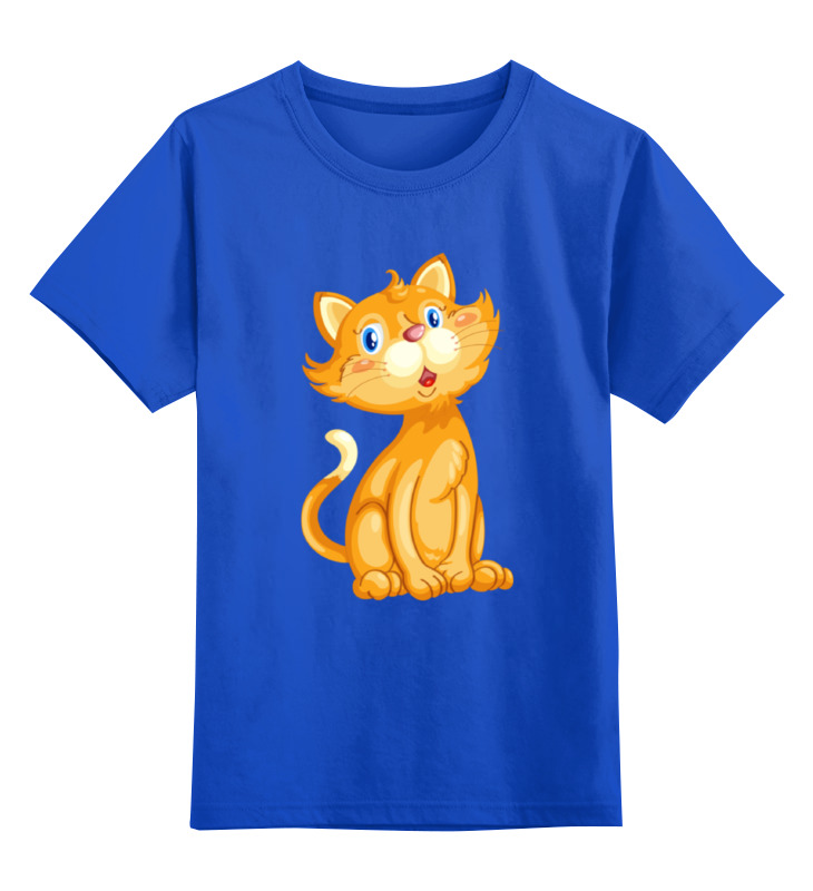 Детская футболка классическая унисекс Printio Рыжий кот