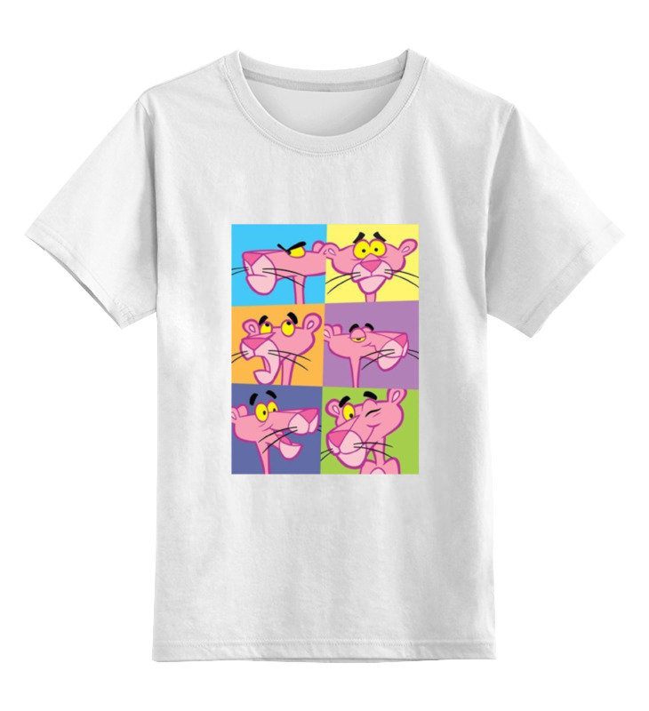 Детская футболка классическая унисекс Printio Розовая пантера