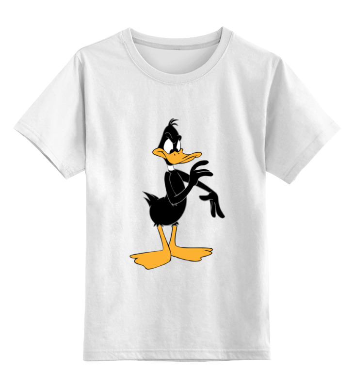 Детская футболка классическая унисекс Printio Даффи дак