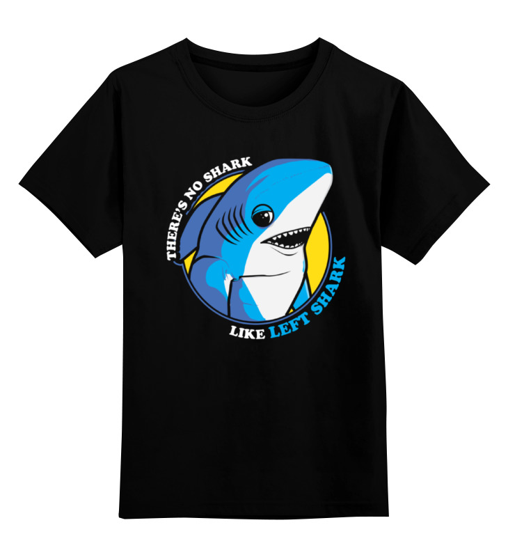 Детская футболка классическая унисекс Printio Левая акула