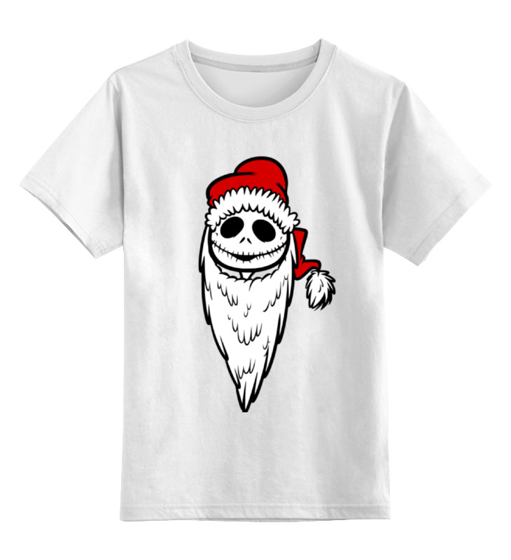 Детская футболка классическая унисекс Printio Jack santa (джек санта)