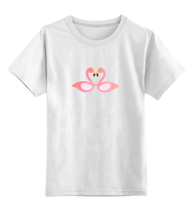 Детская футболка классическая унисекс Printio Pink фламинго