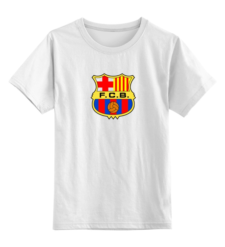 Детская футболка классическая унисекс Printio Futbol club barcelona