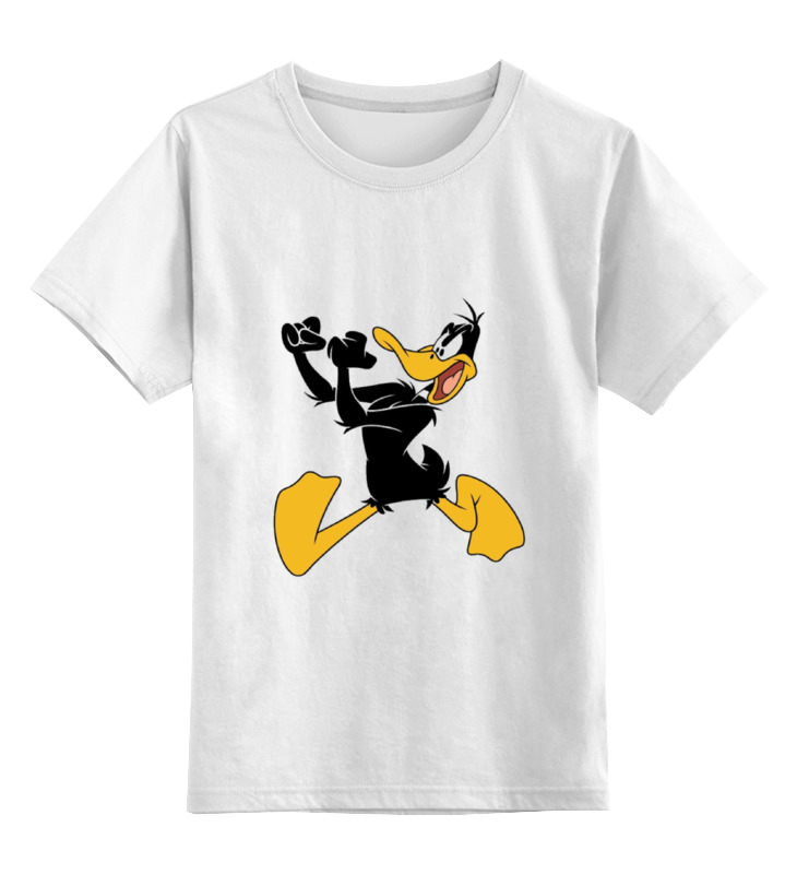 Детская футболка классическая унисекс Printio Даффи дак