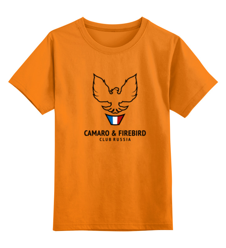 Детская футболка классическая унисекс Printio Camaro & firebird club russia