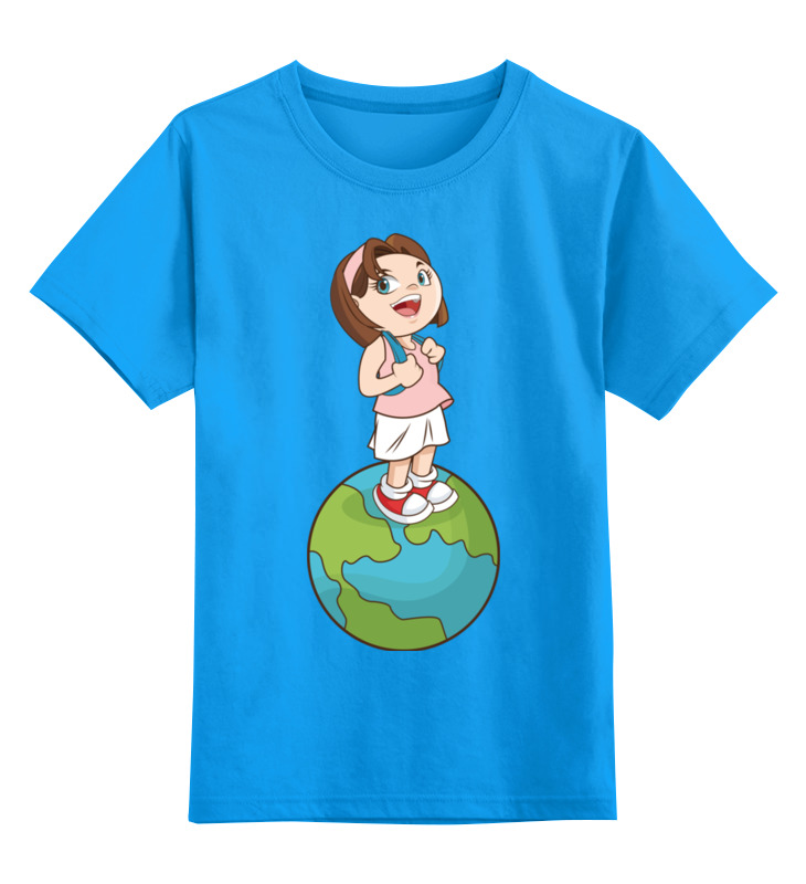Детская футболка классическая унисекс Printio Школа