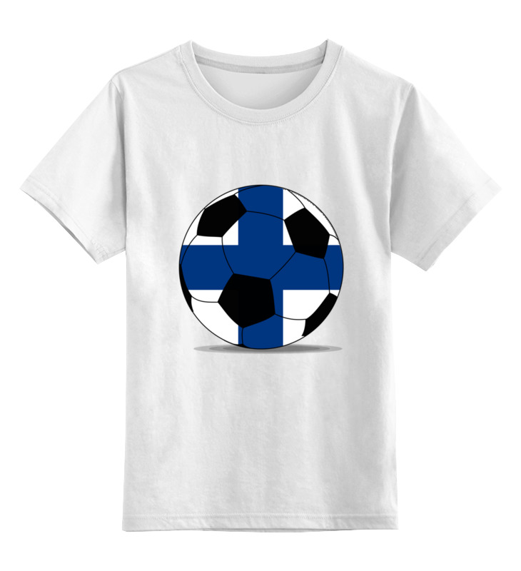 Детская футболка классическая унисекс Printio Футбол финляндия