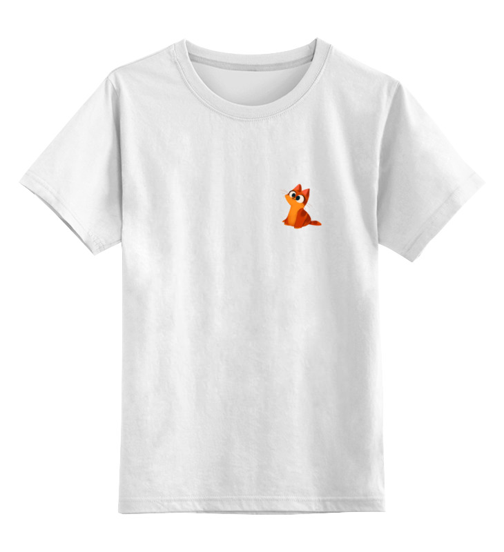 Детская футболка классическая унисекс Printio Рыжий котт