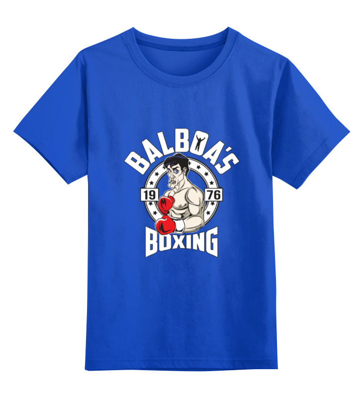 Детская футболка классическая унисекс Printio Balboas boxing